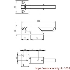 Intersteel Essentials 4800 SKG kierstandhouder 480050 Curve naar binnendraaiend RVS - A26007268 - afbeelding 2