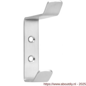 Intersteel Essentials 6950 kapstokhaak projecthaak 695012 gebogen RVS - A26003914 - afbeelding 1
