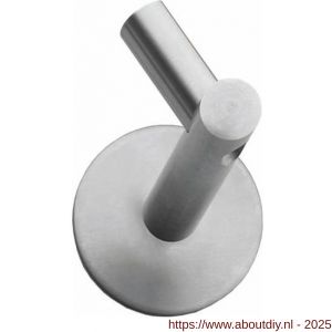 Intersteel 7300 leuninghouder hol zonder zadel RVS - A26003978 - afbeelding 1