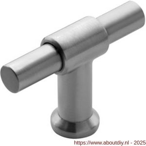 Intersteel Essentials 8510 meubelknop T-vorm 20 mm recht RVS - A26006199 - afbeelding 1