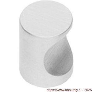 Intersteel Essentials 8520 meubelknop 852041 vingergrip diameter 18 mm RVS - A26007871 - afbeelding 1