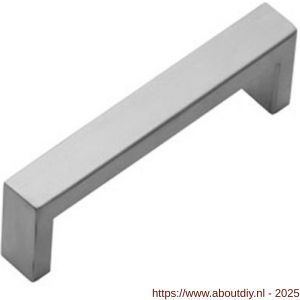 Intersteel Living 8927 meubelgreep rechthoek 20x10x128 mm RVS - A26004528 - afbeelding 1