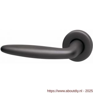 Intersteel 0199 deurkruk gatdeel links Sigaar op rozet verdekt diameter 49x7 mm PVD night - A26001575 - afbeelding 1