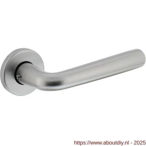 Intersteel 0074 deurkruk Conisch met rozet verdekt diameter 50x7 mm met nokken aluminium F1 - A26001626 - afbeelding 1