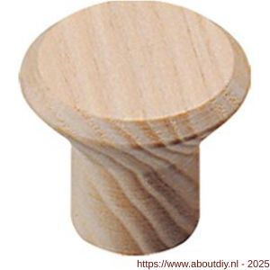 Intersteel 8578 knop 32 mm taps essenhout - A26004047 - afbeelding 1