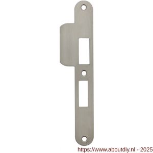 Intersteel Essentials 9508 sluitplaat 192x25x1,5 mm voor PC55 SKG sluitkom 950803 DIN rechts RVS - A26008893 - afbeelding 1