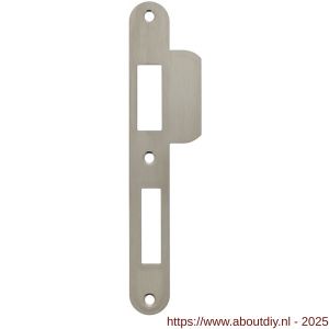Intersteel Essentials 9508 sluitplaat 192x25x1,5 mm voor PC72 SKG sluitkom 950803 DIN links RVS - A26008896 - afbeelding 1
