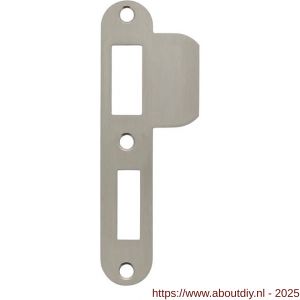 Intersteel Essentials 9508 sluitplaat 127x23x1,5 mm voor PC55 SKG sluitkom 950801 DIN links RVS - A26008898 - afbeelding 1