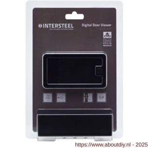 Intersteel 4055 digitale deurcamera met spion DDV 3.0 in blister verpakking - A26006571 - afbeelding 1