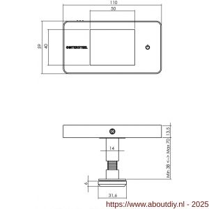 Intersteel Essentials 4055 digitale deurcamera Basic - A26008955 - afbeelding 2