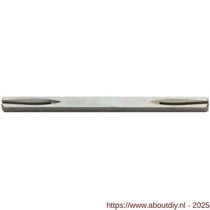 Intersteel 9750 stift beide zijden zaagsnede 8x150 mm - A26007379 - afbeelding 1