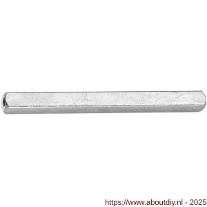 Intersteel 9752 stift beide zijden hol 8x100 mm - A26000880 - afbeelding 1