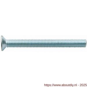 Intersteel 9903 metaalschroef M6x60 mm verzinkt - A26000804 - afbeelding 1