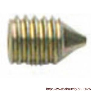Intersteel 9904 inbusboutje conisch M6x9 mm - A26007366 - afbeelding 1