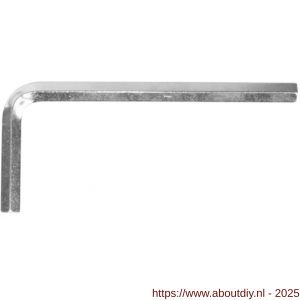 Intersteel 9904 inbussleutel zeskant maat 6mm - A26004683 - afbeelding 1