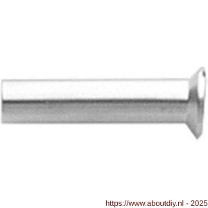 Intersteel 9906 patenthuls M4x23 mm messing vernikkeld - A26000865 - afbeelding 1