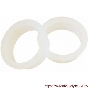 Intersteel 9970 halsring diameter 23x1 mm reductiemaat diameter 20-18 mm nylon wit - A26007492 - afbeelding 1