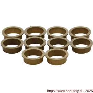 Intersteel 9970 accessoireset D 10 nylon ringen diameter 20-18 mm bruin - A26010088 - afbeelding 1
