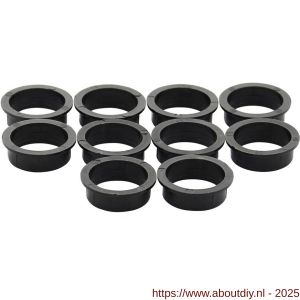 Intersteel 9970 accessoireset E 10 nylon ringen diameter 20-18 mm zwart - A26010089 - afbeelding 1