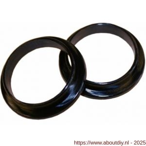 Intersteel 9972 halsring diameter 20x1 mm reductiemaat diameter 18-16 mm nylon zwart - A26001910 - afbeelding 1