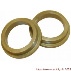 Intersteel 9972 halsring diameter 23x1 mm reductiemaat diameter 20-16 mm nylon bruin - A26007491 - afbeelding 1