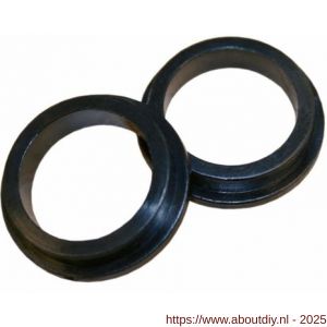 Intersteel 9972 halsring diameter 23x1 mm reductiemaat diameter 20-16 mm nylon zwart - A26001911 - afbeelding 1