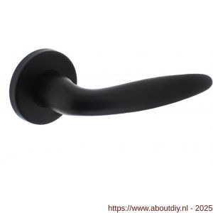 Intersteel 0199 deurkruk Sigaar op rozet verdekt diameter 49x7 mm zwart - A26008990 - afbeelding 1