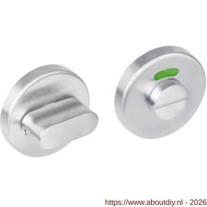 Intersteel 3512 WC-sluiting verdekt diameter 53x8 mm met nokken en stift 8x8 mm RVS - A26009042 - afbeelding 1