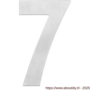 Intersteel 4020 huisnummer 7 150x2 mm RVS - A26007183 - afbeelding 1
