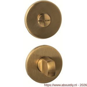 Intersteel Essentials 1020 WC-sluiting verdekt diameter 52x6 mm met stift 6-8 mm PVD messing mat - A26010985 - afbeelding 1