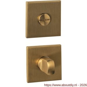 Intersteel Essentials 1030 WC-sluiting verdekt 53x53x6 mm met stift 6-8 mm PVD messing mat - A26011000 - afbeelding 1