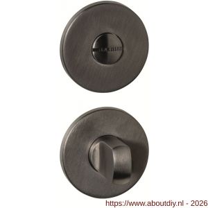 Intersteel Essentials 1020 WC-sluiting verdekt diameter 52x6 mm met stift 6-8 mm PVD antraciet - A26010986 - afbeelding 1