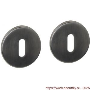 Intersteel Essentials 1020 sleutelrozetten verdekt diameter 52x6 mm PVD antraciet - A26010976 - afbeelding 1