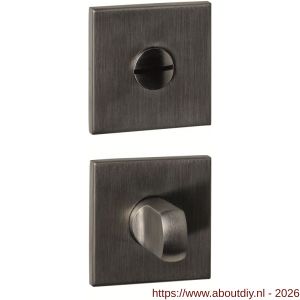 Intersteel Essentials 1030 WC-sluiting verdekt 53x53x6 mm met stift 6-8 mm PVD antraciet - A26011001 - afbeelding 1