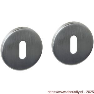 Intersteel Essentials 1020 sleutelrozetten verdekt diameter 52x6 mm RVS - A26010973 - afbeelding 1