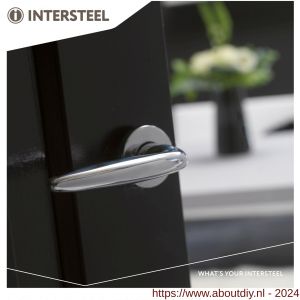 Intersteel Living 0199 deurkruk Sigaar op rozet chroom - A26000247 - afbeelding 3