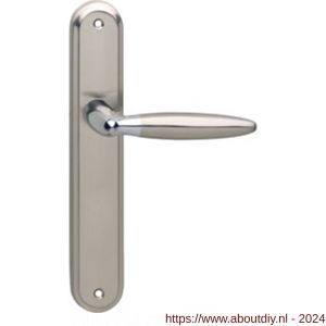 Intersteel 1682 gatdeel deurkruk links Elen op langschild blind chroom-nikkel mat - A26004836 - afbeelding 1