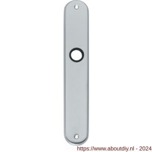 Intersteel 2530 langschild ovaal sleutelgat 56 mm chroom mat - A26003224 - afbeelding 1