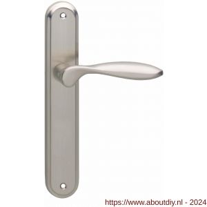 Intersteel Living 1695 deurkruk George op langschild blind nikkel mat - A26000405 - afbeelding 1