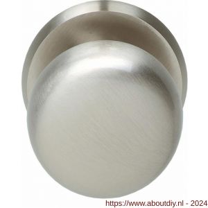 Intersteel Living 3930 voordeurknop zwaar diameter 80/75 mm nikkel mat - A26007418 - afbeelding 1