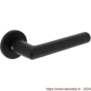Intersteel Living 0055 deurkruk Broome op rozet diameter 50x7 mm met 7 mm nokken zwart - A26009114 - afbeelding 1