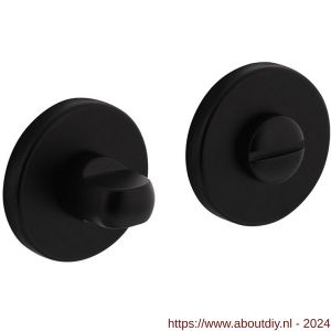 Intersteel Living 3174 WC-sluiting 8 mm kunststof verdekt diameter 50x7 mm zwart - A26009932 - afbeelding 1