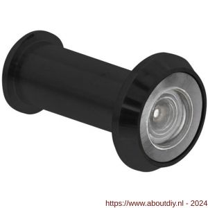 Intersteel Living 4055 deurspion 180 graden zwart deurdikte 35-60 mm diameter 14 mm - A26009946 - afbeelding 1