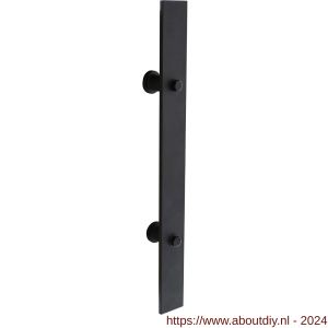 Intersteel Living 4501 deurgreep plat 400 mm x 40 mm voor schuifdeur mat zwart - A26007751 - afbeelding 1
