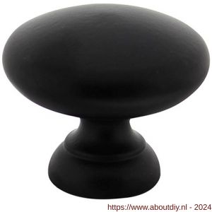 Intersteel Living 8478 meubelknop paddenstoel diameter 32 mm zwart - A26009216 - afbeelding 1
