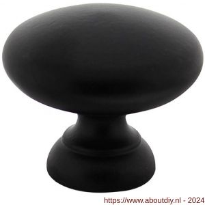 Intersteel Living 8478 meubelknop paddenstoel diameter 40 mm zwart - A26009217 - afbeelding 1