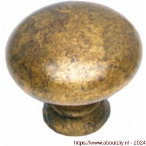 Intersteel Living 8478 meubelknop paddenstoel diameter 32 mm antiek - A26007854 - afbeelding 1