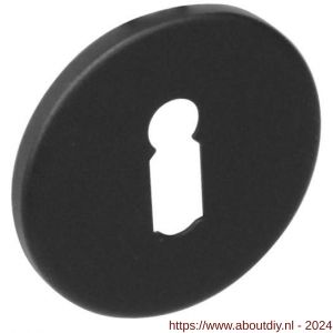 Intersteel Essentials 3431 sleutelplaatje staal verdekt diameter 53x5 mm RVS zwart - A26005913 - afbeelding 1