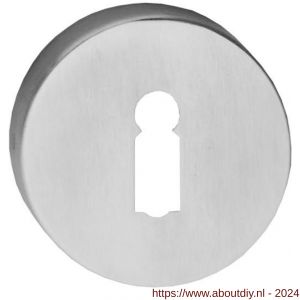 Intersteel Essentials 3522 sleutelplaatje staal verdekt met nokken diameter 55x8 mm RVS - A26005931 - afbeelding 1
