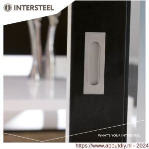Intersteel Essentials 4476 schuifdeurkom rechthoek 120x40 mm blind RVS - A26007656 - afbeelding 3